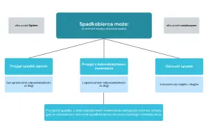 Spadkobierca może przyjąć spadek wprost, z dobrodziejstwem inwentarza lub odrzucić spadek. Decyzja dotyczy spadku po rodzicach.